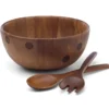 Deco Dot Salad Bowl with Servers
