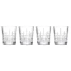 Deklan Crystal Double Old-Fashioned Glasses, Set of 4