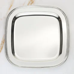 Derby Silverplate Square Tray
