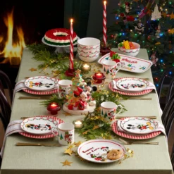 Disney Holiday Cookies for Santa Plate