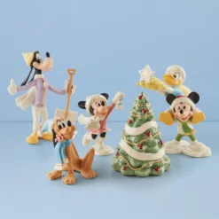 Disney Winter Fun 5-Piece Figurine Set