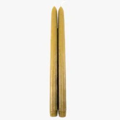 Dripless Chartreuse 12" Taper Candles, Set of 2