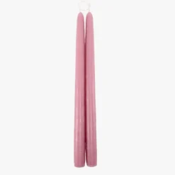 Dripless Vintage Rose 12" Taper Candles, Set of 2