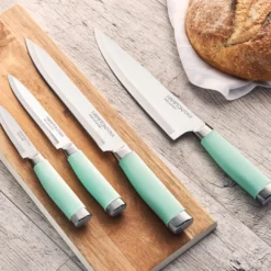 Epicure Pistachio 17-Piece Cutlery Block Set