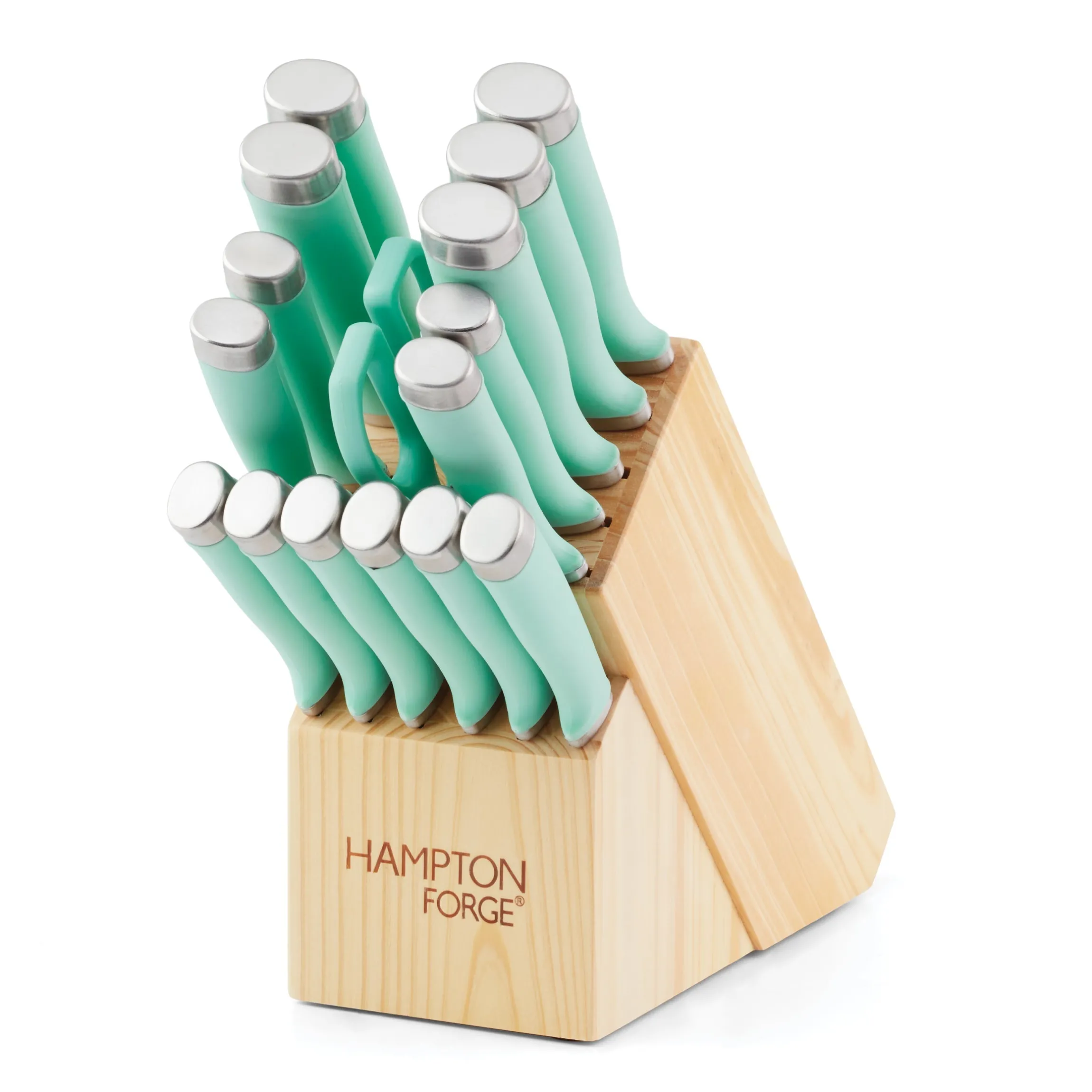 Epicure Pistachio 17-Piece Cutlery Block Set