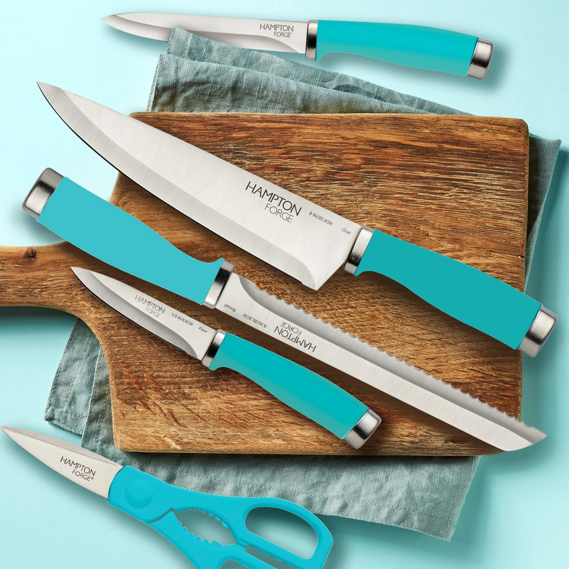 Epicure True Aqua 15 pc Block Set