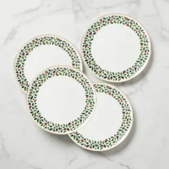 Evergreen Dinner Plates, Set of 4