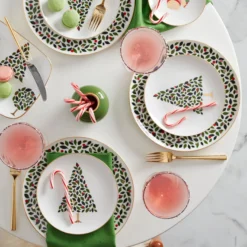 Evergreen 12-Piece Dinnerware Set