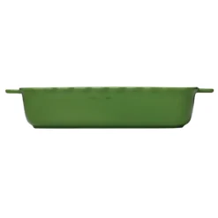 Evergreen Rectangular Scallop Baking Dish