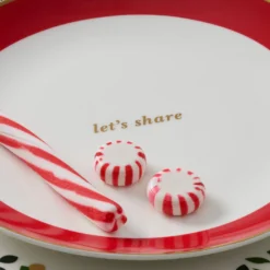 Evergreen Rim Accent Plates, Set of 4