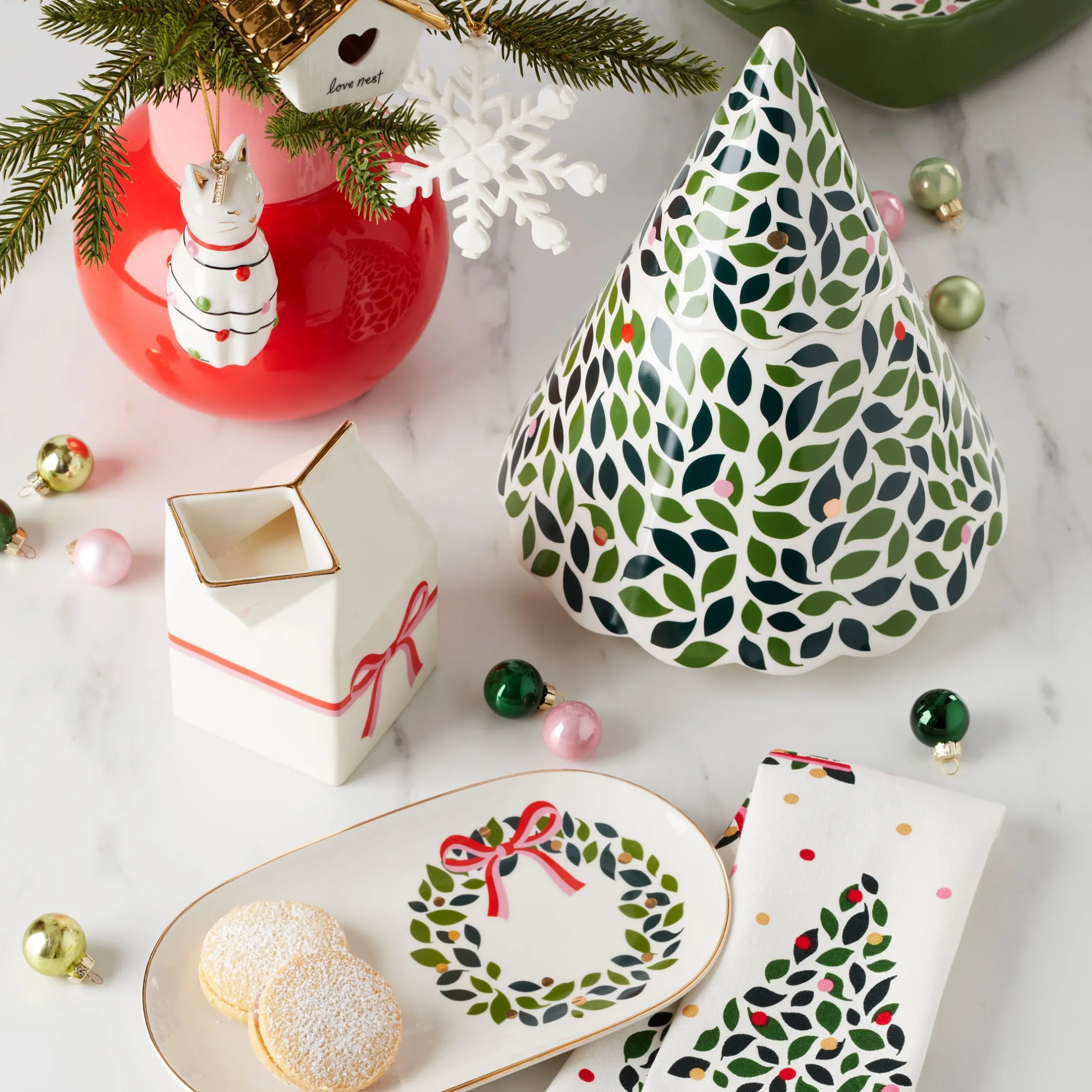 Evergreen Treat Jar