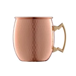 Faceted Copper Moscow Mule Mug
