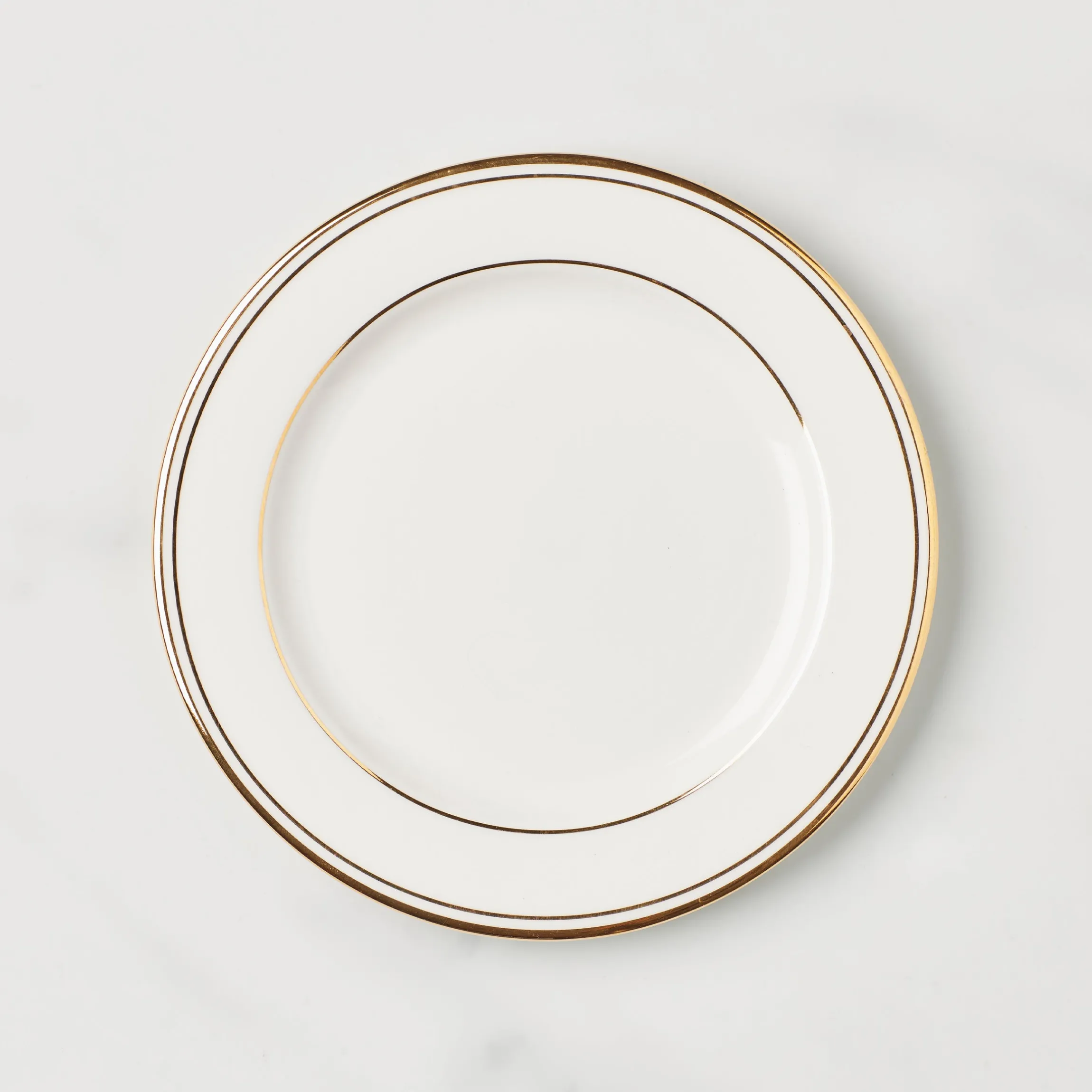 Federal Gold Bread Plate