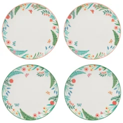 First Blooms Accent Plates, Set of 4