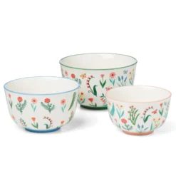 First Blooms 3-Piece Nesting Bowl Set