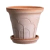 Fleur Raw Rosa 14cm Pot with Saucer