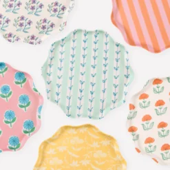 Flora Reusable Small Plates, Set of 6