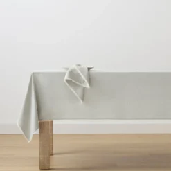 French Perle Dove Grey 60x84 Tablecloth