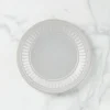 French Perle Groove Dove Dessert Plate