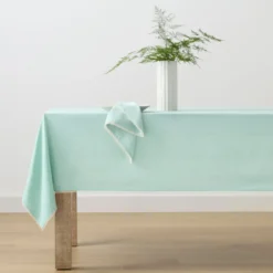 French Perle Ice Blue 60x84 Tablecloth