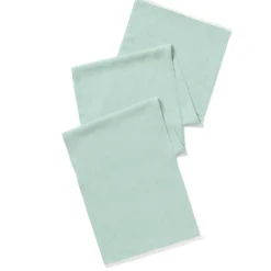 French Perle Ice Blue 14x70 Table Runner