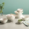French Perle Luna 8-Piece Nesting Dinnerware Set