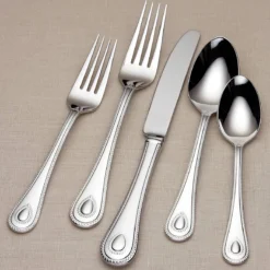 French Perle 65-Piece Flatware Set