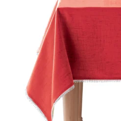 French Perle Red 60x84 Tablecloth