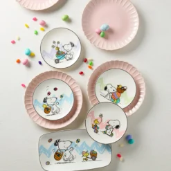 French Perle Scallop Blush 12-Piece Dinnerware Set