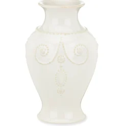 French Perle White Bouquet Vase