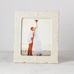 French Perle White 8x10 Photo Frame
