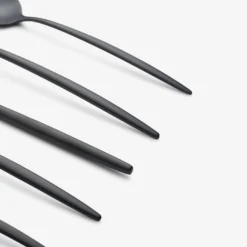Gaze Black Satin 20-Piece Flatware Set