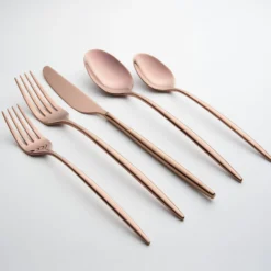 Gaze Copper Mirror 20-Piece Flatware Set