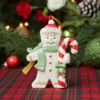 2026 Gingerbread with Candy Cane Ornament