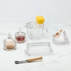 Glass Salt Pot with Scoop