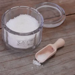 Glass Salt Pot with Scoop