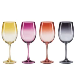Golden Hour All-Purpose Wine Glasses, Set of 4