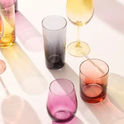 Golden Hour Double Old-Fashioned Glasses, Set of 4
