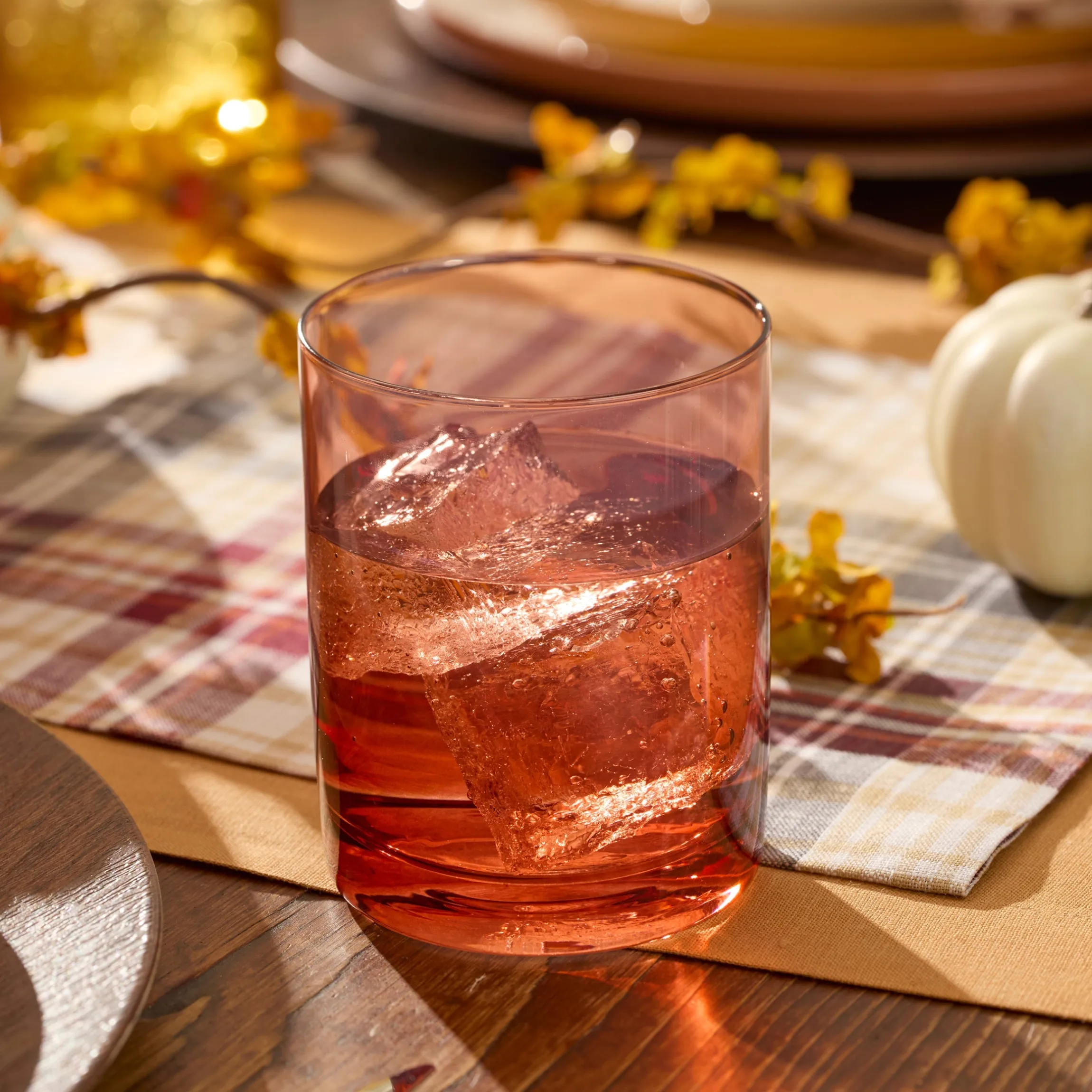Golden Hour Double Old-Fashioned Glasses, Set of 4