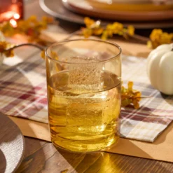 Golden Hour Double Old-Fashioned Glasses, Set of 4