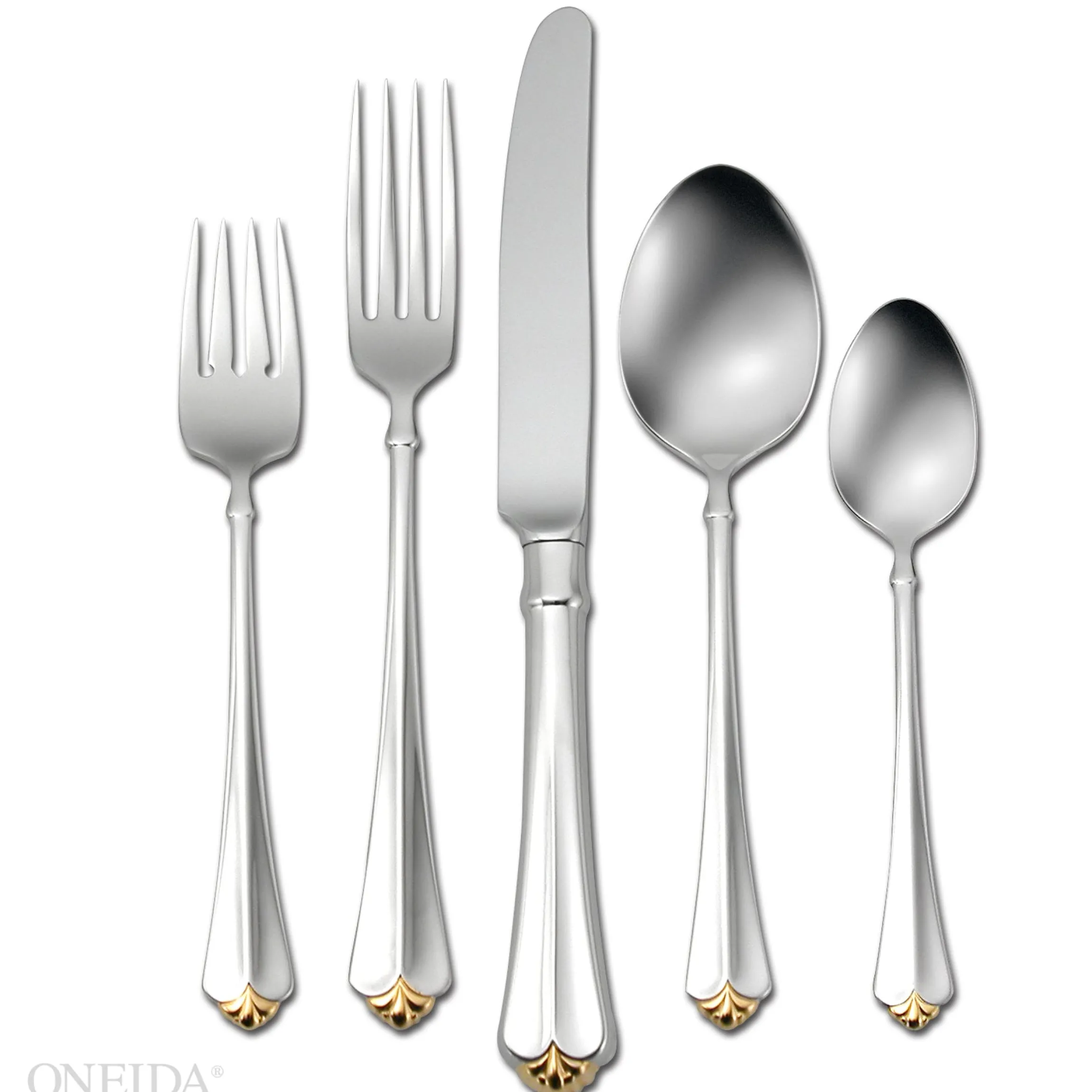 Golden Juilliard 5-Piece Place Setting