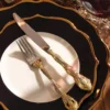 Golden Michelangelo 20-Piece Flatware Set