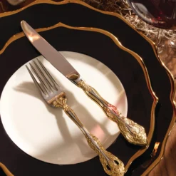 Golden Michelangelo 20-Piece Flatware Set