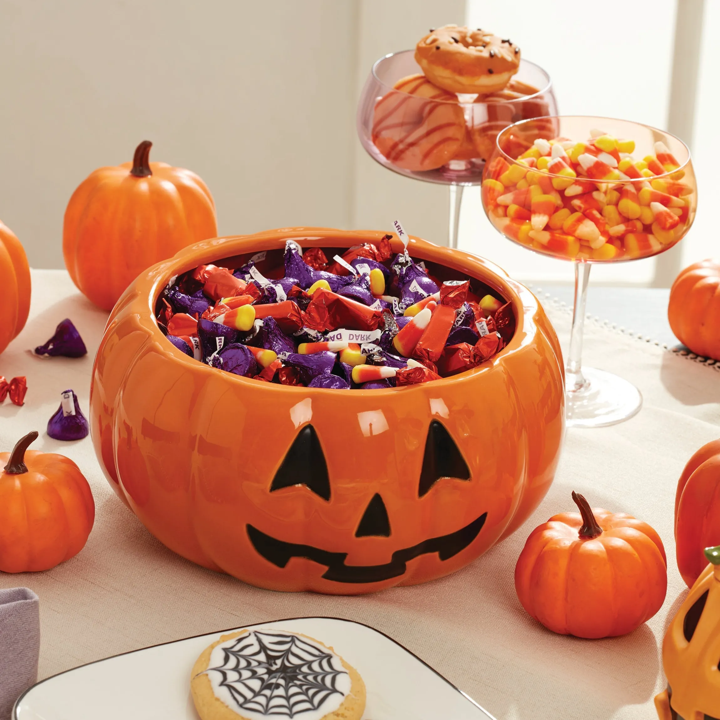 Halloween Pumpkin Candy Bowl