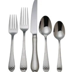 Hammered Antique 5-Piece Place Setting