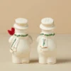 Happy Holly Days Snowmen Salt & Pepper Set