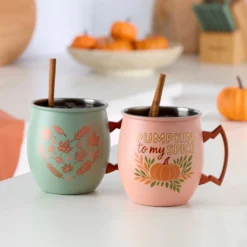 Harvest Moscow Mule Mugs, Set of 2