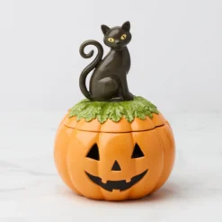 Haunted Halloween Covered Candy Jar