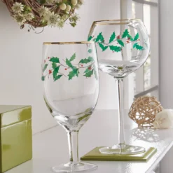 Holiday Balloon Glasses, Set of 4