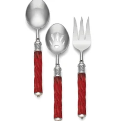 Holiday Jewel Spiral 3-Piece Serving Set